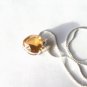 Hearth Shape -  Sterling  Silver  Pendant  with Chain