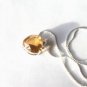 Hearth Shape -  Sterling  Silver  Pendant  with Chain