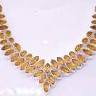 Golden Citrin Quartz Necklace 20~22 " a AMPLE GIFT ITEM