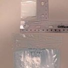 100 White Block (1.5x2) Small Plastic ZIPLOCK Bags, Recloseable Bag, 2 MIL Thick