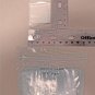 100 White Block (1.5x2) Small Plastic ZIPLOCK Bags, Recloseable Bag, 2 MIL Thick