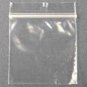 10 Hanging Hole (3x3) Small Plastic ZIPLOCK Bags, Recloseable Bag, 2 MIL Thick