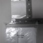 10 White Block (3x4) Small Plastic ZIPLOCK Bags, Recloseable Bag, 2 MIL Thick