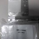 100 White Block (2x3) Small Plastic ZIPLOCK Bags, Recloseable Bag, 2 MIL Thick
