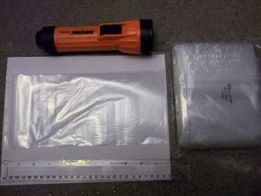 100 (5x10) LG Plastic ZIPLOCK Bags Resealable Recloseable Ziplock -2 MIL THICK