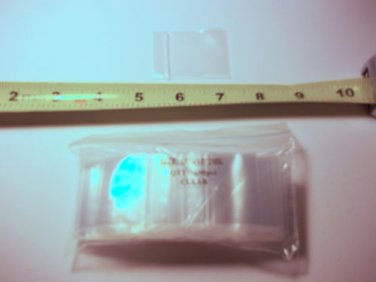 100 (1.5x2) Small Plastic ZIPLOCK Bags Resealable-2 MIL ziplock bag