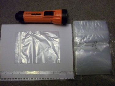 100 (5x6) Med Plastic ZIPLOCK Bags Resealable Recloseable Ziplock -2 MIL THICK