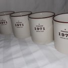 Vintage Starbucks Mugs Set of 4