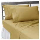 1000 TC Solid Beige King Size Sheet Set -100% Egyptian Cotton