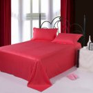 1000 TC Solid Brick Red Full Size Sheet Set -100% Egyptian Cotton