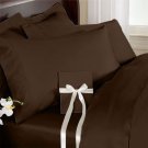 1000 TC Solid Chcolate Full Size Sheet Set -100% Egyptian Cotton