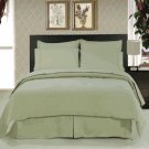 1000 TC Solid Sage Full Size Sheet Set -100% Egyptian Cotton