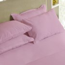 1000 TC Solid Pink King Size Sheet Set-100% Egyptian Cotton