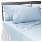 1000 TC Solid Blue Queen Size Sheet Set-100% Egyptian Cotton