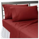 1000 TC Solid Burgundy Queen Size Sheet Set-100% Egyptian Cotton