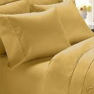 1000 TC Solid Gold Queen Size Sheet Set-100% Egyptian Cotton
