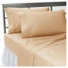 1000 TC Solid Taupe Queen Size Sheet Set-100% Egyptian Cotton