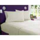 1000 TC Solid Ivory Cal-King Size Sheet Set-100% Egyptian Cotton