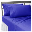 1000 TC Solid Egyption Blue Full Size Sheet Set-100% Egyptian Cotton
