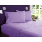 1000 TC Solid lilac Full Size Sheet Set-100% Egyptian Cotton