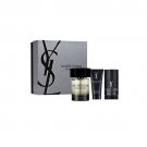 YSL LA NUIT DE L'HOMME 3.3 oz EDT+2.6 oz DeoStick+1.6 oz A/S Balm Gift Set (NIB)