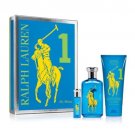 RALPH LAUREN BIG PONY WOMEN #1 GIFT SET EDT 3.4oz + MINI 0.34oz + B/L 6.7oz