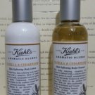 Kiehl's Aromatic Blends - VANILLA & CEDARWOOD Body Lotion & Body Cleanser 8.4 oz