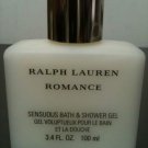 Romance by Ralph Lauren for Women 3.4 oz Sensuous Bath & Shower Gel (NWOB)