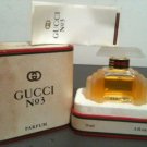 GUCCI No3 PURE PARFUM Splash 0.5OZ/15ML (HARD TO FIND/OLD BOX)