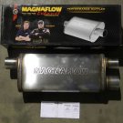 New Magnaflow Universal Stainless Steel Muffler 12267 3" Inlet/2.5" Dual Outlet
