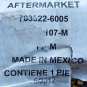 Garrett Intercooler Core 950 HP Flow Capacity 24x12x4.5 High Density 703522-6005