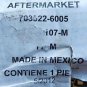 Garrett Intercooler Core 950 HP Flow Capacity 24x12x4.5 High Density 703522-6005