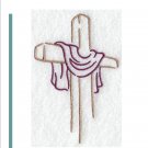flour sack set of 2  cross for easter