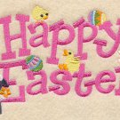 flour sack set of 2  happy easter