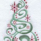 flour sack set of 2  christmas tree