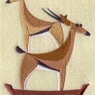 flour sack set of 2 stack gazelles
