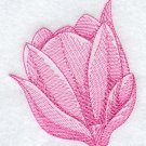 flour sack set of 2 tulip