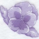 flour sack set of 2 panseys