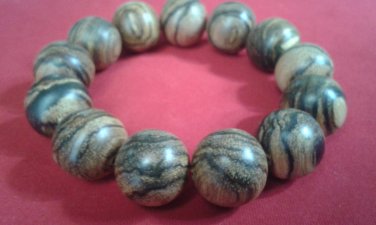 Top Grade Natural Agalloch ZEBRA Wild Agarwood / Aloeswood / Eaglewood Bracelet Beads
