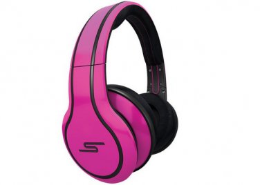 SMS Audio STREET by 50 Cent Over-Ear Wired Headphones Magenta