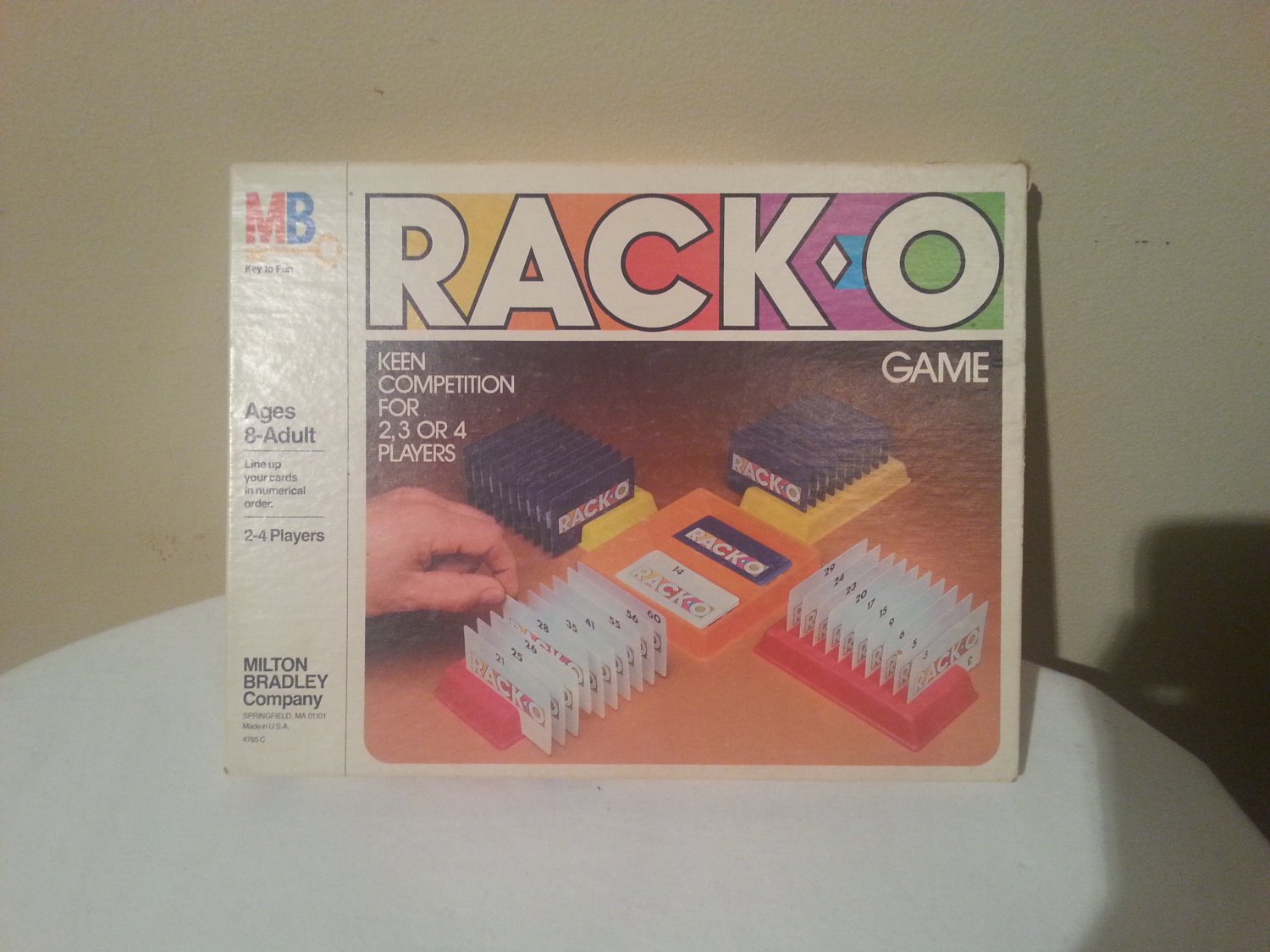 Vintage 1980 Milton Bradley Company RackO Game for 24 Players