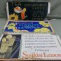3 Vintage Sunkist California Lemons Cardboard Signs  - 11" x 21"