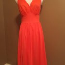Vintage Vanity Fair nylon short nightgown chiffon back scalloped hem