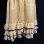 Vintage Ethnic Pigaro San Juan Dress Yellow Ruffles Girls dress Size 10