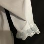 Vintage Bedjacket Short Robe Lorraine 100% Nylon Baby Blue Large