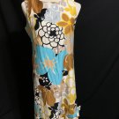 Vintage Evelyn Pearson floral cotton Dress Shift Dress Sleeveless