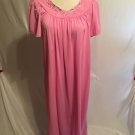 Vintage Shadowline nightgown Light Purple Nylon House Dress short gown S M