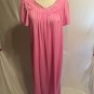 Vintage Shadowline nightgown Light Purple Nylon House Dress short gown S M