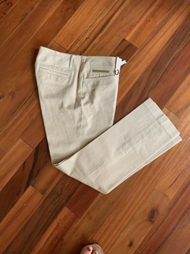 Womens Tan Khaki Pants Lauren By Ralph Lauren