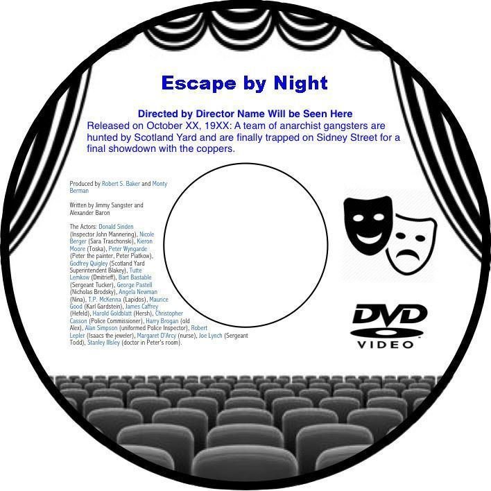 Escape by Night 1953 DVD Film British GangsterinHiding Adventure